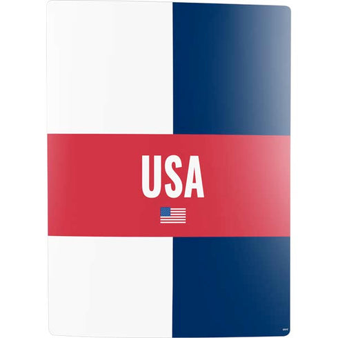USA Flag Color Block PS5 Digital Edition Bundle Skin
